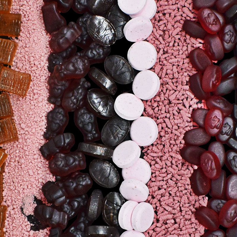 Die Domaco bietet 4 verschiedene galenische Formen: Bonbons, Weichpastillen, Tabletten, Instant-Getränke.